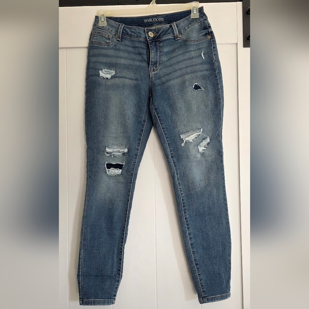 Maurices Women's Light Blue Skinny Jeans